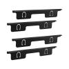 CYDZSRA Extendable Stainless Steel Stove and Countertop Gap Cover, Black, 35 x 5 x 10 cm view 3