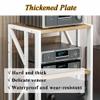4-Tier AV Rack for Home and Office, Steel Media Shelf for CD/DVD Players and Game Consoles view 3