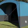 Bendmaxx Family Tent for 12 People, Blue and Gray, 760 x 645 x 230 cm, Camping Tent with Ventilation, Waterproof Tunnel Tent with Porch and Mosquito Net, Includes Poles and Pegs view 2