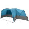 Bendmaxx Family Tent for 12 People, Blue and Gray, 760 x 645 x 230 cm, Camping Tent with Ventilation, Waterproof Tunnel Tent with Porch and Mosquito Net, Includes Poles and Pegs view 3