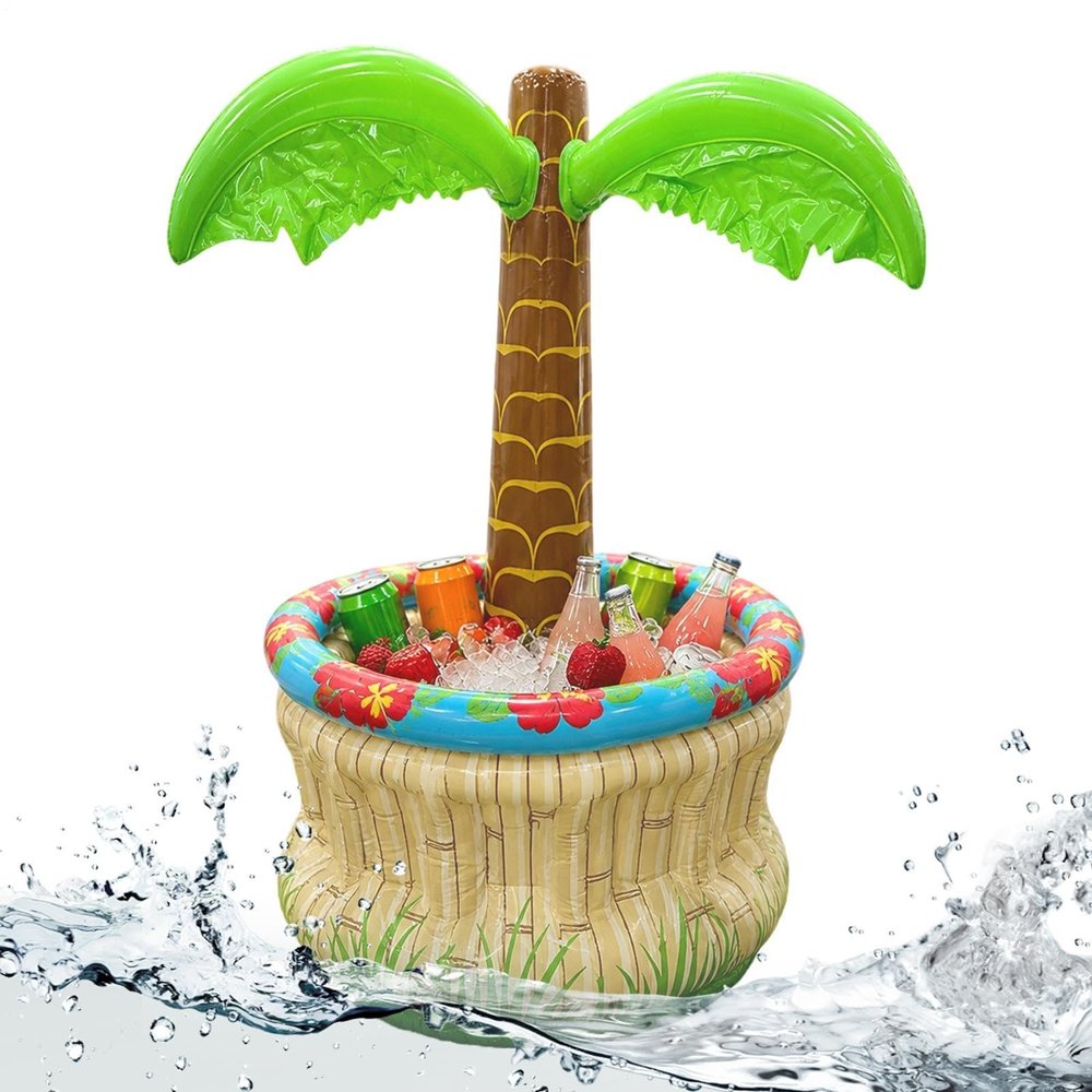 Generic Summer Beverage Cooler, Inflatable PVC Ice Container
