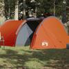 Bendmaxx 4-Person Orange Tunnel Tent with Ventilation, Mosquito Net, Electrical Access, and Removable Flysheet view 1