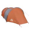 Bendmaxx 4-Person Orange Tunnel Tent with Ventilation, Mosquito Net, Electrical Access, and Removable Flysheet view 4