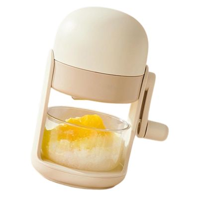 ZHENNB Compact Manual Snow Cone Maker for Indoor and Outdoor Use