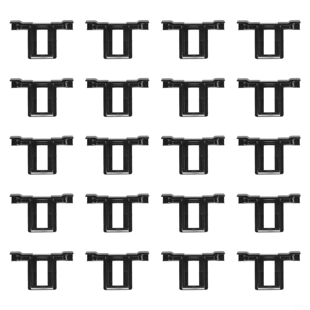 20 Solar Panel Drainage Clips for PV Modules, Designed to Remove Sludge and Water to Improve Power Generation (33 mm)