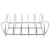 LatoYard Semi-Circular Rib Grill Rack, Non-Stainless Steel, Silver view 1