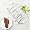 LatoYard Semi-Circular Rib Grill Rack, Non-Stainless Steel, Silver view 2