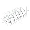 LatoYard Semi-Circular Rib Grill Rack, Non-Stainless Steel, Silver view 3