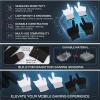 Bewinner Mobile Gaming Finger Sleeves, High-Sensitivity Seamless Touchscreen Gaming Finger Gloves for Precise Control, Lightweight and Comfortable, 2 Colors, Durable, 2 Pairs view 4