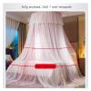 Round Dome Princess Lace Bed Canopy Mosquito Net, Purple, for 1.8 m Bed view 3