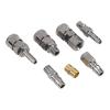 KiraKira Air Hose Quick Coupler Set, Tinned Iron, 8 Sizes, Silver, 18 Pieces view 3