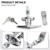NINMORTH Zinc Alloy T-Handle Lock Set with Keys for Truck Caps, RVs, and Garages view 3