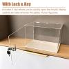 Lockable Freestanding Acrylic Tabletop Display Case, 25 x 45 x 50 cm view 2