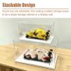 Lockable Freestanding Acrylic Tabletop Display Case, 25 x 45 x 50 cm view 3
