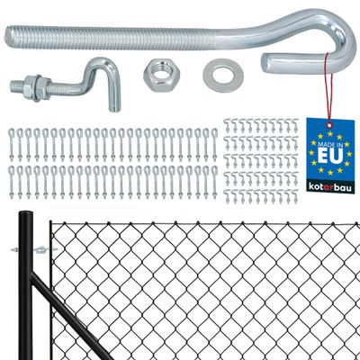 M10 Threaded Tensioner for Chain-Link Fences, Galvanized Steel