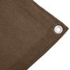 QUAHEAS Tent Carpet 300 x 400 cm, Brown, HDPE, Weather-Resistant and Breathable view 3