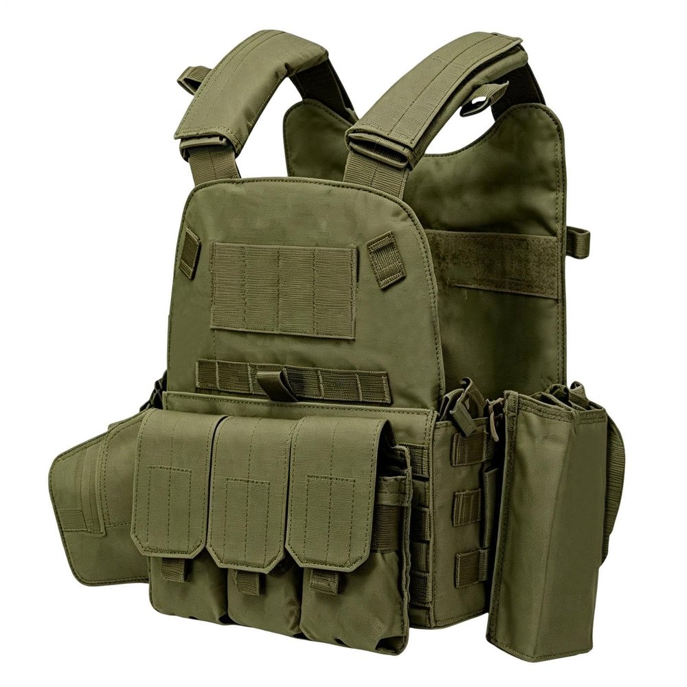 Adjustable Tactical Vest with Multiple Pockets