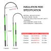 Insulated Rescue Hook, Detachable Hot Stick with Storage Bag and Non-Slip Grip, 2 m view 2