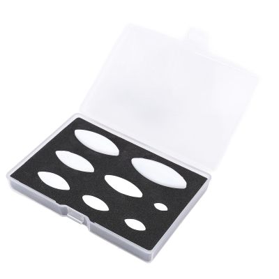 PUSOKEI 8-Piece PTFE Magnetic Stir Bar Set, 10–40 mm