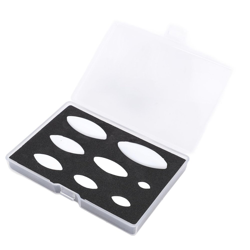 PUSOKEI 8-Piece PTFE Magnetic Stir Bar Set, 10–40 mm