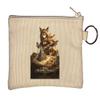 Crafting Magical Fantasy Castle Model Keychain Coin Purse, Beige view 1