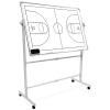 Portable Double-Sided Tactical Whiteboard for Soccer and Basketball Coaching, 120 x 90 cm view 1