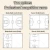 Portable Double-Sided Tactical Whiteboard for Soccer and Basketball Coaching, 120 x 90 cm view 4