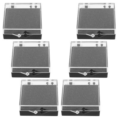 BESPORTBLE 6-Piece Display Case with Lid for Rings and Small Jewelry