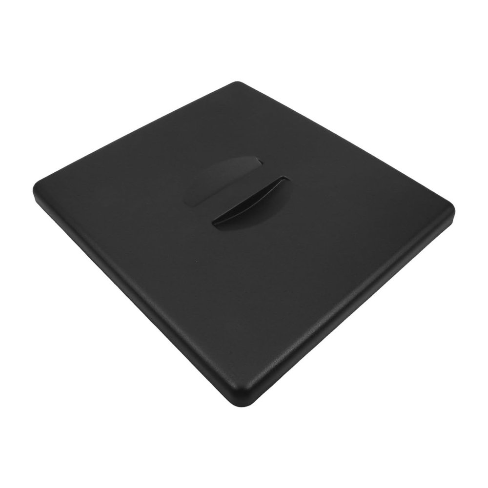 Replacement Lid for Plastic Ice Cream Machine Container, Black