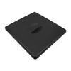 Replacement Lid for Plastic Ice Cream Machine Container, Black view 1