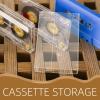 Plastic Cassette Cases, 2-Pack, Transparent view 3