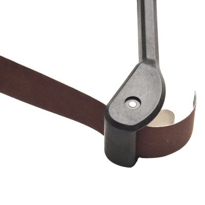 Hoppipola Hand Sanding Belt with Adjustable Screw, 25 mm Wide Aluminum Oxide Belt for Wood and Metalworking, 6-Meter Roll Included