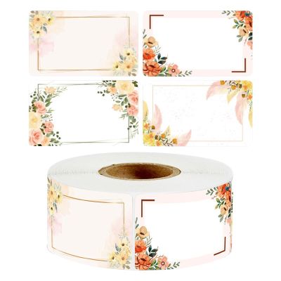Flower Sticker Roll for Envelope Seals and DIY Canning