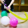 Aumotop Manual Balloon Pump, Dual-Action Inflator, Ergonomic Design, Black + Purple view 2