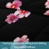 CozyRest 4-Season Duvet Without Cover, 200 x 220 cm, Pink Floral, with 2 Pillowcases view 3