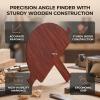 HEEPDD Wooden Angle Finder with String Alignment System, Chestnut view 4