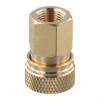8 mm Quick-Connect Fitting, 1/8 in NPT Female Thread, Copper, 5000 PSI view 1