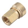 8 mm Quick-Connect Fitting, 1/8 in NPT Female Thread, Copper, 5000 PSI view 2