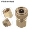 8 mm Quick-Connect Fitting, 1/8 in NPT Female Thread, Copper, 5000 PSI view 4