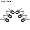 Pool Cover Clips, 6-Pack, Black, Stainless Steel, Secure Fastening for Above-Ground Pools view 3