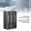 Brrnoo 3-Chamber Dispenser for Shampoo, Conditioner and Body Wash view 3