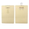 Gold Iron Clipboard Folder, Hangable, 9.0 x 6.2 in view 2