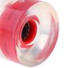 MFMEXUL 4-Piece Light-Up Longboard Wheels, 70 mm, 78A PU, Red view 2