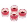 MFMEXUL 4-Piece Light-Up Longboard Wheels, 70 mm, 78A PU, Red view 3