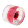 MFMEXUL 4-Piece Light-Up Longboard Wheels, 70 mm, 78A PU, Red view 4