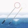 Adjustable Telescopic Pole with Safety Hook, 3 m Water Grabber for Beaches, Yachts and Lakes, Durable Silver view 2