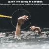 Adjustable Telescopic Pole with Safety Hook, 3 m Water Grabber for Beaches, Yachts and Lakes, Durable Silver view 4