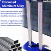 Portable High Jump Standards, 1 Pair Aluminum Training Standards, Track and Field Equipment, Dimensions: 3.5 to 2.1 m view 2