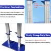 Portable High Jump Standards, 1 Pair Aluminum Training Standards, Track and Field Equipment, Dimensions: 3.5 to 2.1 m view 3