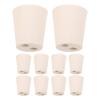 Alasum Conical Rubber Stoppers with Two Holes, 10-Pack view 1